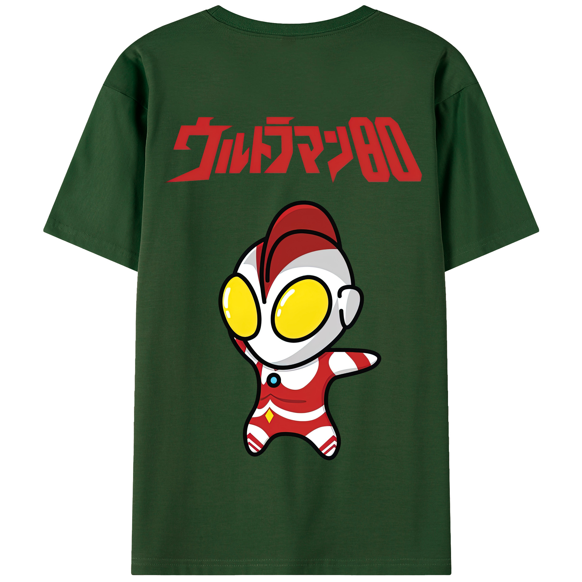 （画像用） ウルトラマン Ultraman 綿100％半袖Tシャツ（背面プリント）